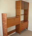 Staples Teak Ladderax 2 Bay Unit