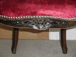 Set of 6 Louis XV Style Plush Velvet Club / Dining Chairs