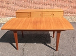 Alfred Cox walnut dining table