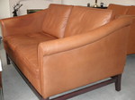 Danish Leather Sofa by Stouby 