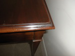 Edwardian Mahogany triple drawer Library / Writing Table