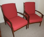 Pair of Guy Rogers armchairs designed for Toothill 