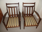 Pair of Guy Rogers armchairs designed for Toothill 