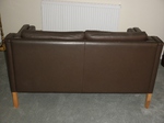 Stouby Brown Leather Sofa - 2 seater  
