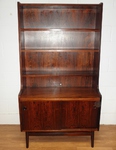 1960s Danish Bornholm Rosewood Bookcase Display Cabinet