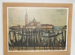1962 Bernard Buffet – Print: L'Église San Giorgio à Venise