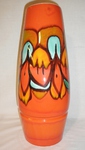 Poole Delphis Vase – Style No. 85 (orange ground)