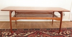 Danish Teak Coffee Table – Reversible flip-top & under-tier