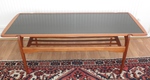 Danish Teak Coffee Table – Reversible flip-top & under-tier