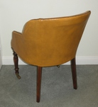 Vintage Leather Tub Chair / Desk Chair