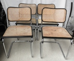 Set of four Marcel Breuer’s Cesca Chairs