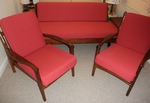 Pair of Toothill armchairs designed by Guy Rogers