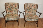 Three matching Ercol Easy Chairs