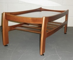 G Plan Glass Topped Occasional Table - Katrina model