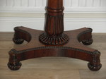 Regency Rosewood Pedestal Card Table