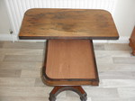 Regency Rosewood Pedestal Card Table