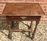 Early 18th Century, George 1, Oak Side Table