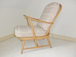 1970s Vintage Ercol Windsor Easy Chair - Natural Finish