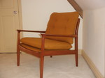Grete Jalk Danish Teak Easy Chair