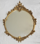 LM 31 - Large Ornate French Gilded Mirror – Circular form