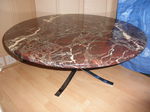 Sigurd Resell / Vatne Mobler Marble & Chrome Falcon Coffee Table
