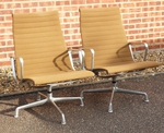 Pair of Herman Miller EA 116 Loungers by Ray & Charles Eames