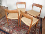 Set of four - Niels O Moller Model 75 chairs