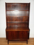 1960s Danish Bornholm Rosewood Bookcase Display Cabinet
