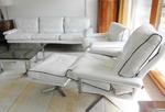 Pieff White Leather Lounge Suite (Mandarin Style)