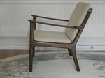 Danish Mahogany Armchair - Model PJ 112 Chair by Ole Wanscher 