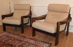 1960s Vintage 3 piece Lounge Suite: 3 Seat Sofa with 2 Armchairs 