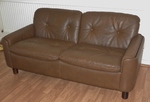 Vatne Møbler / Sigurd Resell – 2 Seater Leather Sofa