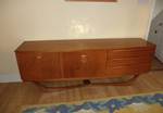 Beautility Bow Fronted Teak Sideboard