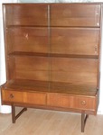 Turnidge of London -  1960s Teak Display Cabinet / Bookcase