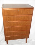 Teak Chest of Drawers (6 drawers)