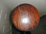 Large Victorian Carved Cuban Mahogany Torchére (c1850) 