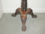 Large Victorian Carved Cuban Mahogany Torchére (c1850) 
