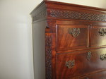 Flame Mahogany Chest on Chest