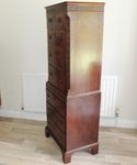 Flame Mahogany Chest on Chest