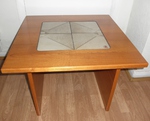 Square Coffee Table by Gangso with Poul Poulsen Tiles