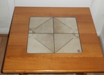 Square Coffee Table by Gangso with Poul Poulsen Tiles