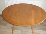 Ercol Drop-Leaf Dining Table – Light/Natural Finish   