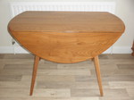 Ercol Drop-Leaf Dining Table – Light/Natural Finish   