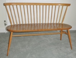 Ercol 2-Seater Love Seat Settee – Natural Finish