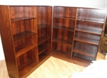 Pair of 1960s Danish Rosewood Bookcases by H.P. Hansen