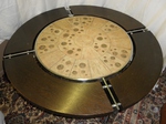 1960s Ryesberg Circular Coffee Table - Svend Aage Jessen & Sejer Ceramic