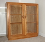 Ercol Windsor Glazed Display Cabinet / Bookcase – Model 818 