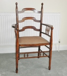 Liberty & Co Arts & Crafts Elm Ladder Back Armchair