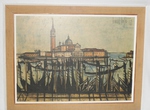 1962 Bernard Buffet – Print: L'Église San Giorgio à Venise