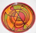 Poole Delphis No. 4A Plate : Paintress: Wendy Smith